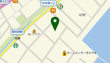 【カリモク】鹿児島ショールームの地図画像