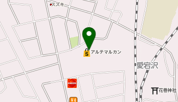 gashacoco エムズエクスポ花巻の地図画像