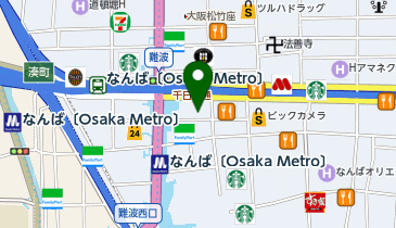 gashacoco なんば戎橋筋の地図画像