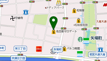 gashacoco 名古屋ゼロゲートの地図画像