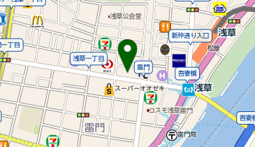 gashacoco 浅草の地図画像