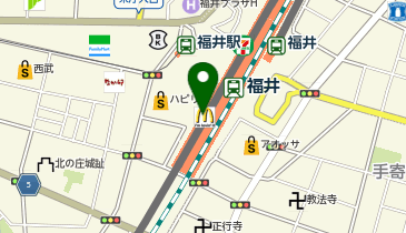 gashacoco くるふ福井駅の地図画像