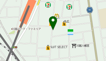 gashacoco 川越クレアモールの地図画像