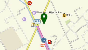 gashacoco 平安堂諏訪の地図画像