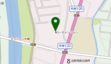 gashacoco コーチャンフォー ミュンヘン大橋の地図画像