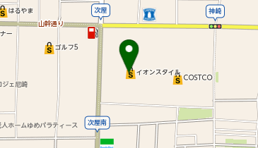 ガシャココ ヤマダデンキ尼崎の地図画像