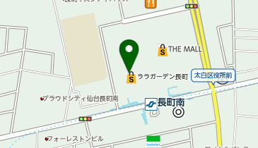 gashacoco ララガ-デン長町の地図画像