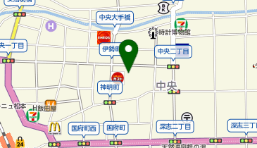 gashacoco 松本シェーナの地図画像