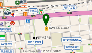 gashacoco カメイドクロックの地図画像