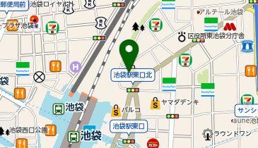 gashacoco 池袋の地図画像