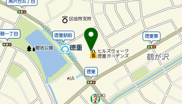 gashacoco ヒルズウォーク徳重ガーデンズの地図画像