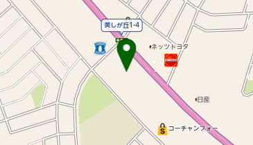 gashacoco コーチャンフォー美しが丘の地図画像