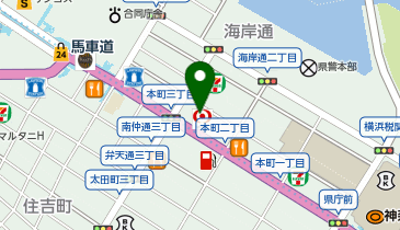 三菱UFJ銀行 横浜支店の地図画像