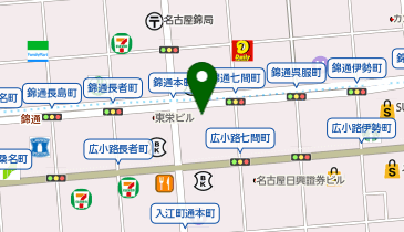 三菱UFJ銀行 名古屋営業部の地図画像