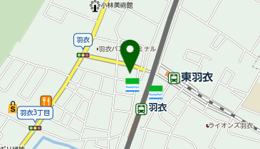 三菱UFJ銀行 羽衣支店の地図画像