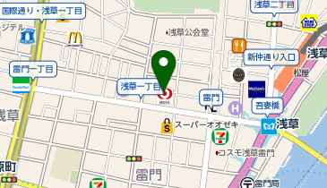 三菱UFJ銀行 雷門支店の地図画像