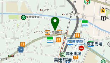 三菱UFJ銀行 高田馬場支店の地図画像