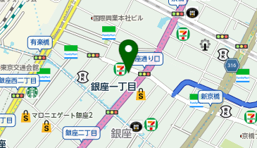 三菱UFJ銀行 京橋支店の地図画像