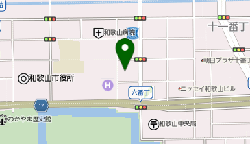 三菱UFJ銀行 和歌山支店の地図画像