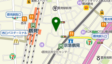 三菱UFJ銀行 鶴見支店の地図画像