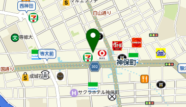 三菱UFJ銀行 神保町支店の地図画像