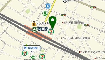三菱UFJ銀行 春日部支店の地図画像