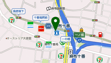 三菱UFJ銀行 麻布支店の地図画像