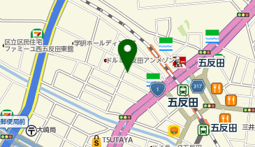 三菱UFJ銀行 五反田支店の地図画像