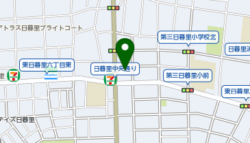 三菱UFJ銀行 日暮里支店の地図画像