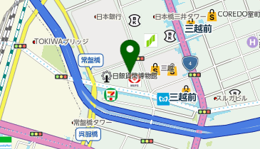 三菱UFJ銀行 日本橋支店の地図画像