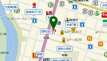 三菱UFJ銀行 広島支店の地図画像