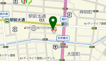 三菱UFJ銀行 豊橋支店の地図画像