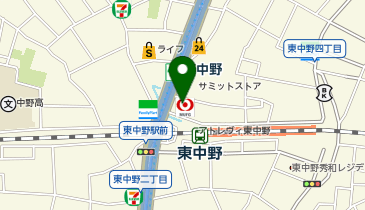 三菱UFJ銀行 東中野支店の地図画像