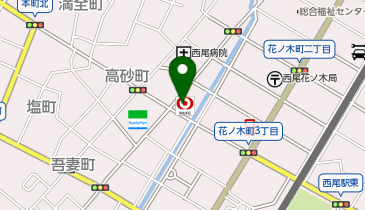 三菱UFJ銀行 西尾支店の地図画像