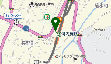 三菱UFJ銀行 河内長野支店の地図画像