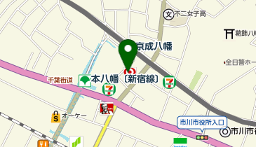 三菱UFJ銀行 八幡支店の地図画像