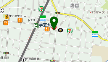 三菱UFJ銀行 学芸大学駅前支店の地図画像