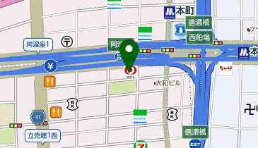 三菱UFJ銀行 信濃橋支店の地図画像
