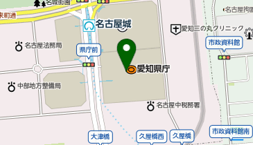三菱UFJ銀行 愛知県庁出張所の地図画像