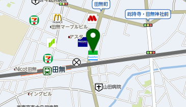 三菱UFJ銀行 田無支店の地図画像