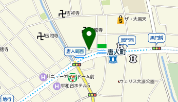 カラープラス 唐人町店【2026年8月オープン予定】の地図画像