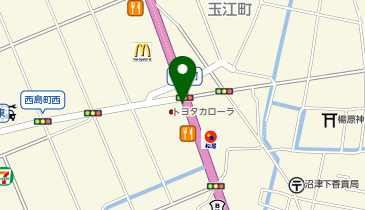 カラープラス 沼津店の地図画像