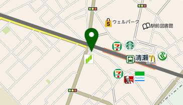 カラープラス 清瀬駅南口店の地図画像