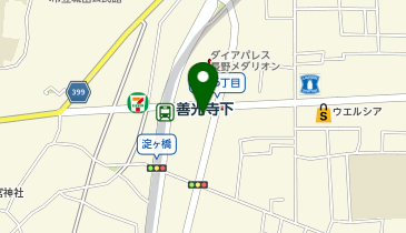 カラープラス 長野三輪店の地図画像