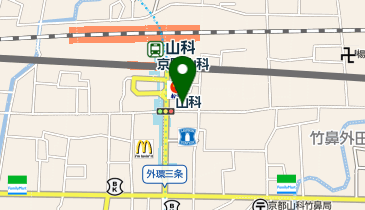 カラープラス山科店の地図画像