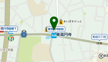 カラープラス 東高円寺店【2026年12月オープン予定】の地図画像