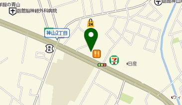 カラープラス 函館神山店の地図画像