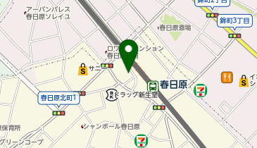 カラープラス 春日原駅前店【2026年7月オープン予定】の地図画像