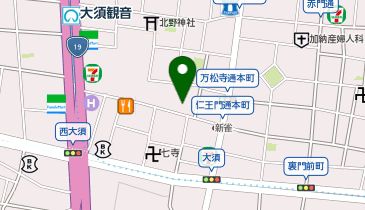 カラープラス大須店の地図画像