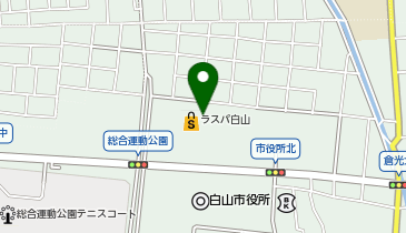 カラープラス ラスパ白山店【2026年7月31日オープン】の地図画像